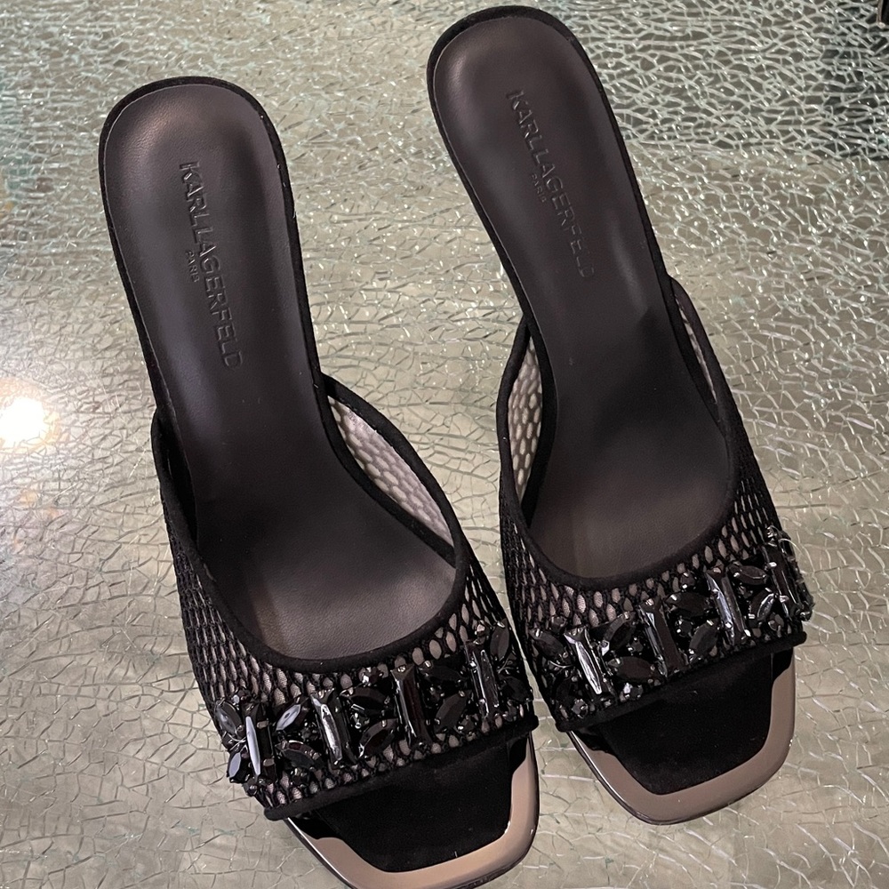 Karl Lagerfled Belita Dress Heel - Picture 2 of 15